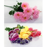 Букет цветов искусств. №27 D=10см (7 цветков) L 55см (уп. 20 Цена за уп!)