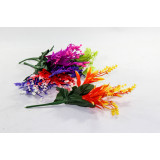 Букет цветов искусств. №84 D=8см (5 цветков) L 25см (уп. 100 Цена за уп!)