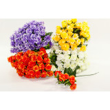 Букет цветов искусств. №70 D=3см (5 цветков) L 23см (уп. 100 Цена за уп!)