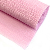 Бумага гофрир (упак 2,5м) шир.50см,вес +/-90гр №07 св.розовый