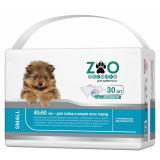 Пеленки ZOO впитывающие для животных, с суперабсорбентом  40х60 30 шт  9546