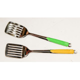 Лопатка с дырками 36см, нерж/пвх микс 956-4-4  5644/2243