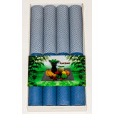 Набор ковриков д/кухни (4шт) PVC-3 синий-голубой
