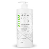 Кондиционер для волос KRASSA Pro line Detox детокс 1000мл *6  0514