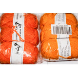 Пряжа Молочный хлопок (3штх50гр*100м 50%хлопок+50%молочный акрил) оранжевый