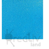 Фоамиран блестящий (прод по 10) ярко-голубой 20х30/2мм