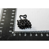 Краб метал мини KP-5523/1 (прод по 12) черный