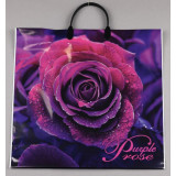 Пакет с пласт.ручкой 36х34 Пурпурная роза (прод по 10)*100