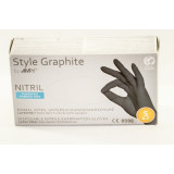 Перчатки нитриловые NITRILSTYLE Graphite 4г н/с н/о S (прод по 50) Серый, Германия 4330