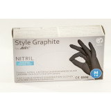 Перчатки нитриловые NITRILSTYLE Graphite 4г н/с н/о M (прод по 50) Серый, Германия 4354