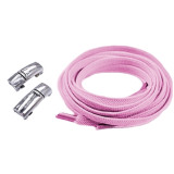 Шнурки эластичные с метал застежкой на магните шир.10мм,дл.100см розовый