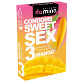 Презерватив DOMINO SWEET SEX (с аром манго) (3шт)*12  Китай 2858