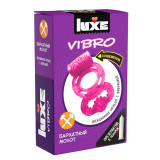 Виброкольца LUXE VIBRO Бархатный молот + презерватив в подарок*12 Китай 3856