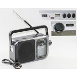 Радио+колонка+фонарь МК-410ВТ АКБ 18650/R20-2шт  USB