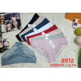 Плавки жен (L-2XL) (прод по 3) 8912 зеленый