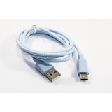 Шнур USB/Type-C 1м голубой