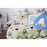 КПБ HOME Collection Пандора сатин (1,5-х сп простынь на резинке) №13