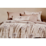 КПБ HOME Collection Пандора сатин (1,5-х сп простынь на резинке) №20