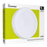 Светильник Smartbuy накладной LED SDL круглый пластик 9Вт/6500K/IP40 7822