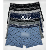 Боксерки муж Calvin Klein принт (L-3XL) (прод по 12) серый