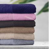 Полотенце банное Luxor Криспи 70х130 т.серый