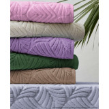 Полотенце д/лица Luxor Флора 50х90 хвойный 6143