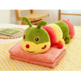 Игрушка+плед (140*100) Гусеница