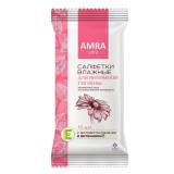 Салфетка влаж AMRA 15шт д/интимной гигиены, женские *48  5405