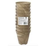 Горшок торфяной круглый 105*100мм с улучш дном (цена за 10шт)  3316