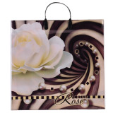 Пакет с пластиковой ручкой  36*34 Крем Роза (прод.по 10)*100