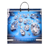 Пакет с пластиковой ручкой  40*40 Блю Даймонд (прод.по 10)*100