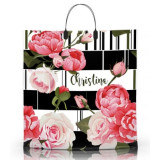 Пакет с пластиковой ручкой  40*40 Кристина (прод.по 10)*100