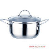 Кастрюля TimA Изящная 1,8л с крышкой капс. дно И-169*4  3220