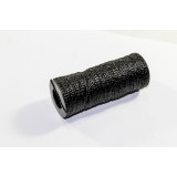 Нитки капрон крученные 1,5мм 50м черный (прод.по10)