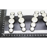 Заколка автомат КР-4097 (прод. по 6)*12 белая