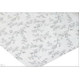 Клеенка силикон прозрач с рисун Dekorelle 0,6*20м  181-S/9817 серебро/проз.фон