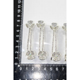 Невидимка KP-5808/1 (прод по 10) (цена за пару) серебро