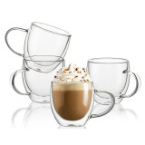 Набор из 2 кружек д/кофе с двойным стек. TimA 250 мл. 2KFB250*60 2339