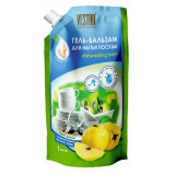 Гель-бальзам д/мытья посуды VESTAR 1000мл Айва (дой-пак) *6  1717