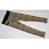 Лосины жен. Ozge 1-1 (42-48) (прод. по 4) леопард беж тонкие