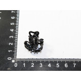 Краб метал мини GC-55/1 (прод по 12) черный