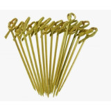 Пика Узелок 10,5см БАМБУК (100шт/уп, 40уп/ящ) 3615