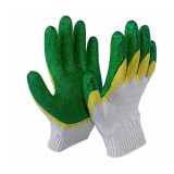 Перчатки х/б 2 латекс зеленые (прод по 10)*300