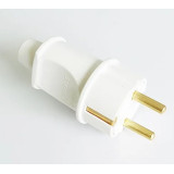 Вилка В16-005 с заземлением белая 0860