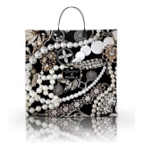 Пакет с пластиковой ручкой  36*34 Жемчуг (прод.по 10)*100