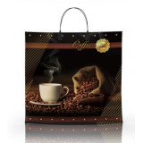 Пакет с пластиковой ручкой  36*34 Кофе (прод.по 10)*100