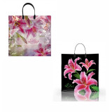 Пакет с пластиковой ручкой  36*34 Лилия (прод.по 10)*100