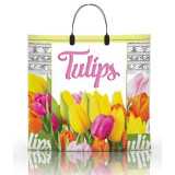 Пакет с пластиковой ручкой  36*34 Тюльпаны (прод.по 10)*100