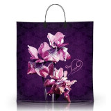 Пакет с пластиковой ручкой  40*40 Ирисы (прод.по 10)*100