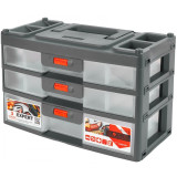 Сет д/мелочей Expert 3 секции серо-свинцовый/оранж *3  3960